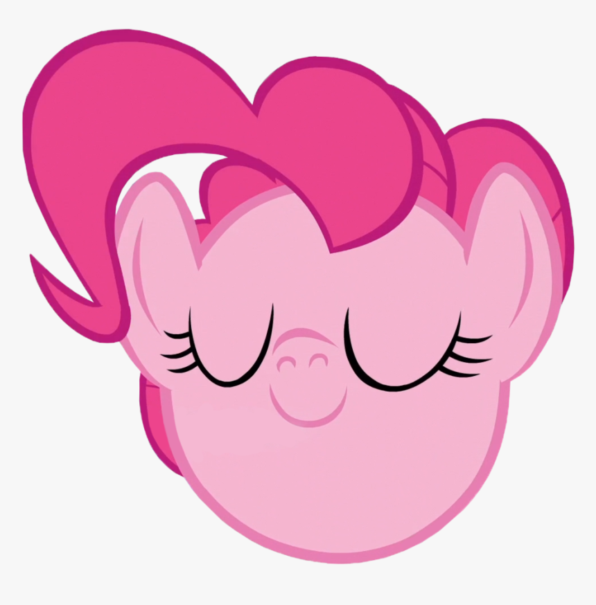 Eyes Closed, Floating Head, Pinkie Pie, Pony, Reaction, - Pinkie Pie Eyes Closed, HD Png Download, Free Download