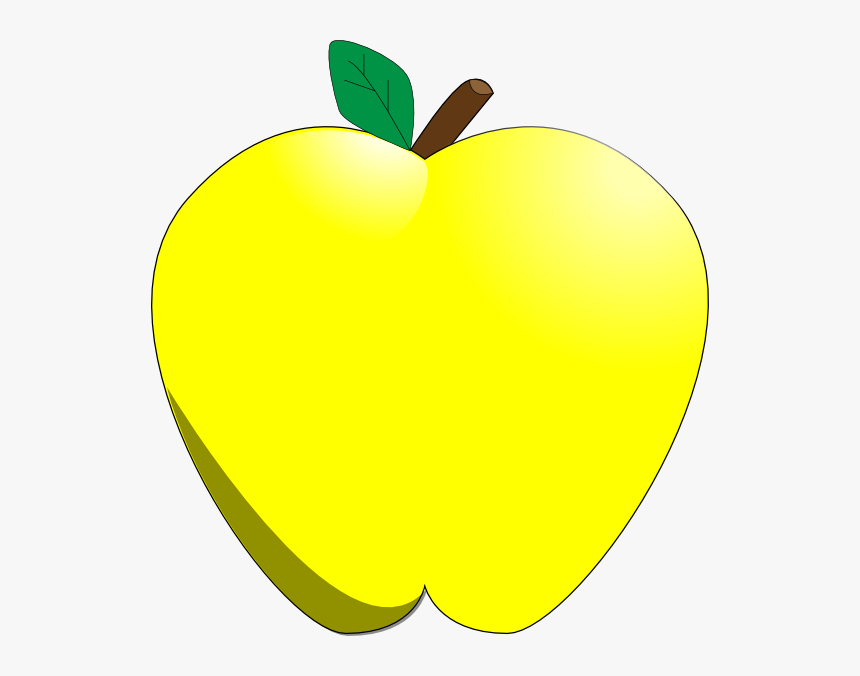 Yellow Apple Svg Clip Arts - Clipart Yellow Apples Svg, HD Png Download, Free Download