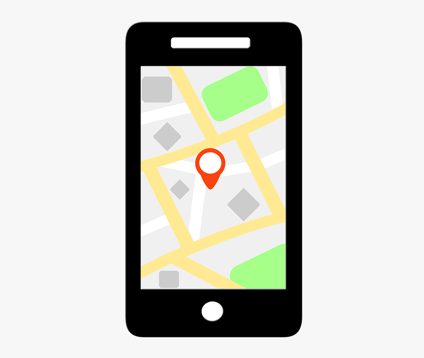 Gps, Locator, Map, Location, Navigation, Direction - Gps On Phone Clip Art, HD Png Download, Free Download