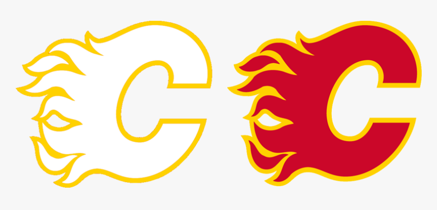 Calgary Flames Logo Png - Calgary Flames White Jersey, Transparent Png, Free Download