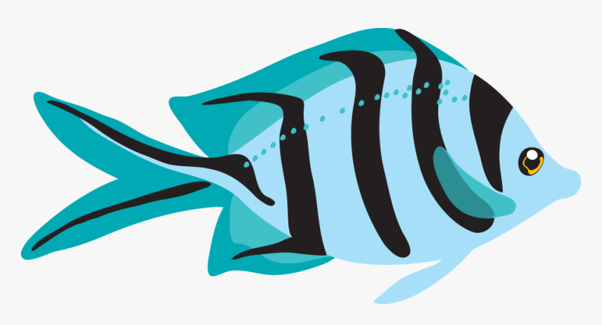 Tropical Fish Clipart Fsh - Tropical Fish Clipart, HD Png Download, Free Download