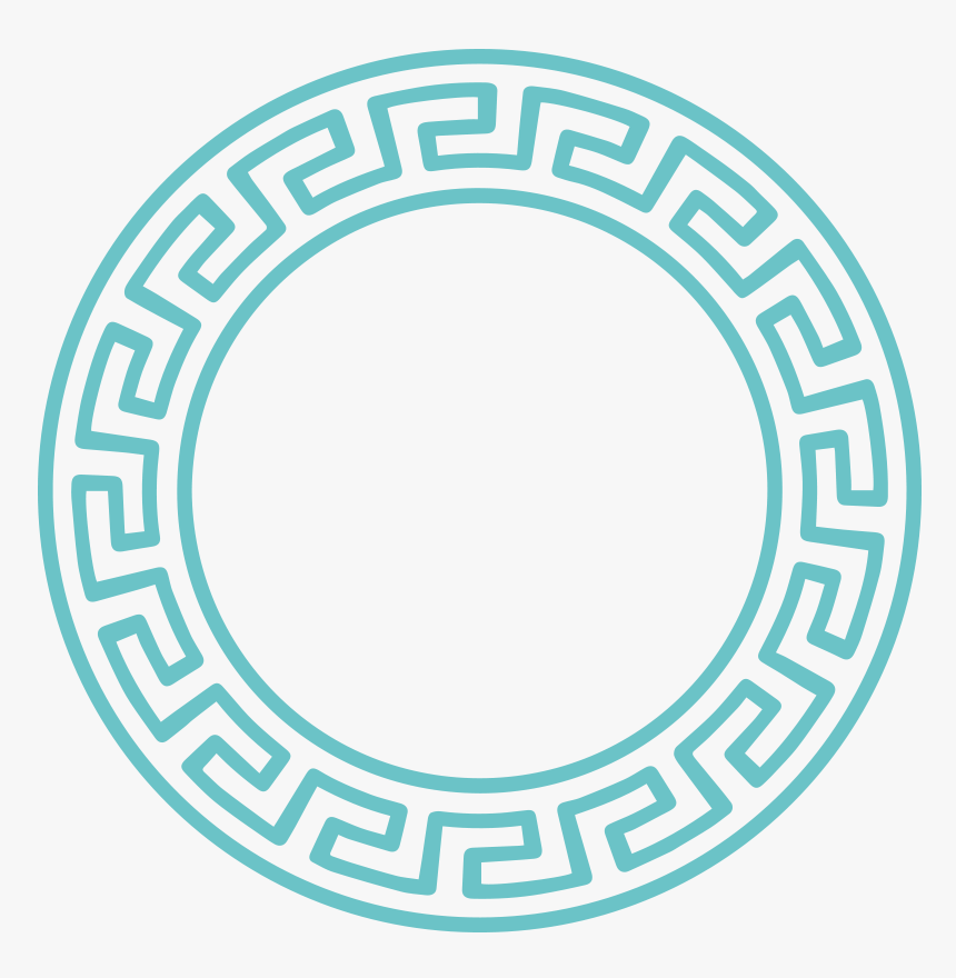 Greek Ring - Greek Round Pattern, HD Png Download, Free Download