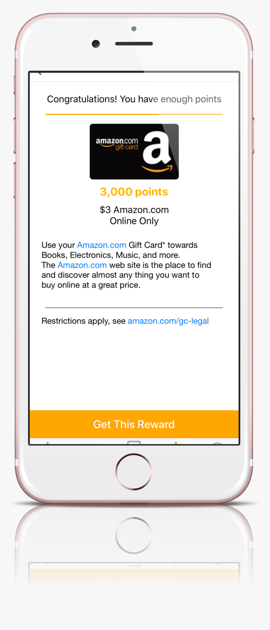 Amazon Card And Online Receipt, HD Png Download, Free Download