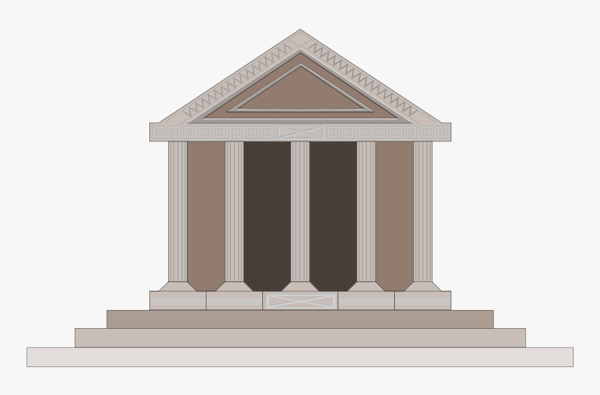 Ancient Greek Building Clipart - Ancient Greece Png, Transparent Png, Free Download