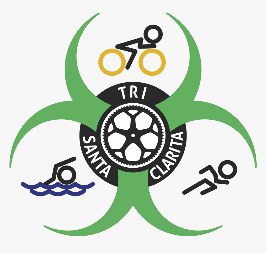 Wildflower Triathlon Clip Art Barrel Racing Logo - Toxic Symbol Green Skull, HD Png Download, Free Download