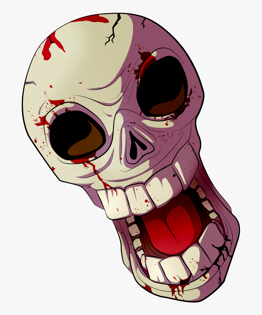 Transparent Cartoon Skull Png - Skull Render Png, Png Download, Free Download