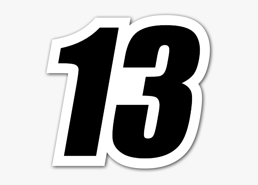 Racing 13 Sticker - 13 Sticker, HD Png Download, Free Download