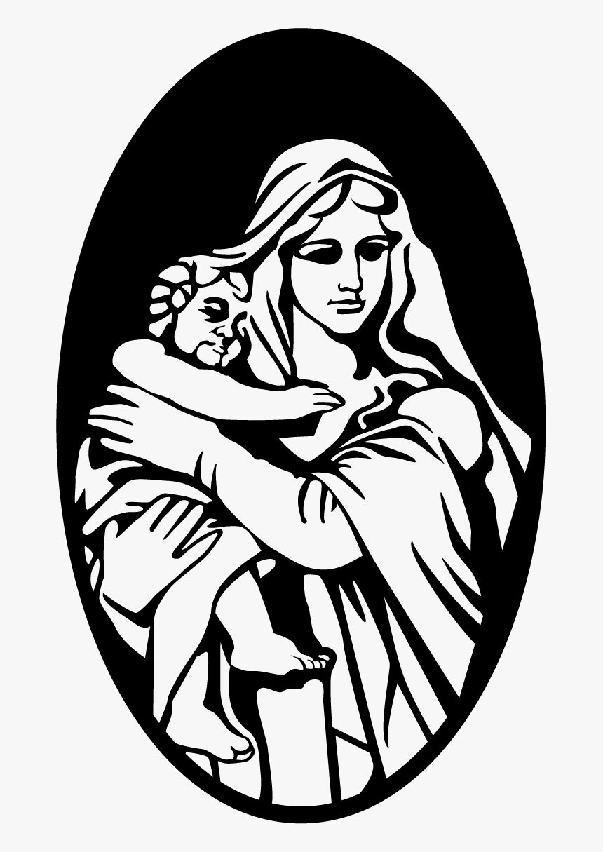 Transparent Baby Jesus Png - Infant Jesus And Mary Vector, Png Download, Free Download