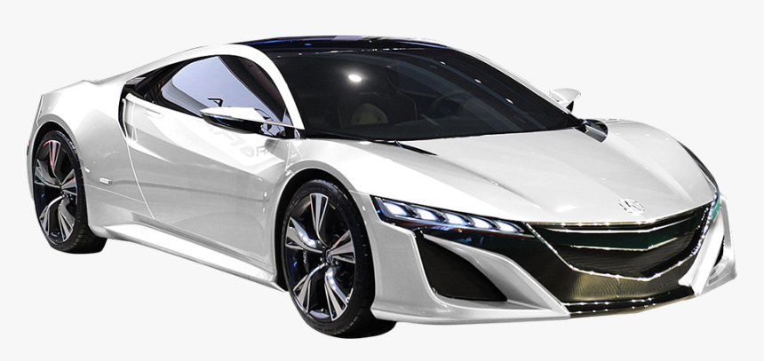 Transparent Honda Png - White Acura Sports Car, Png Download, Free Download