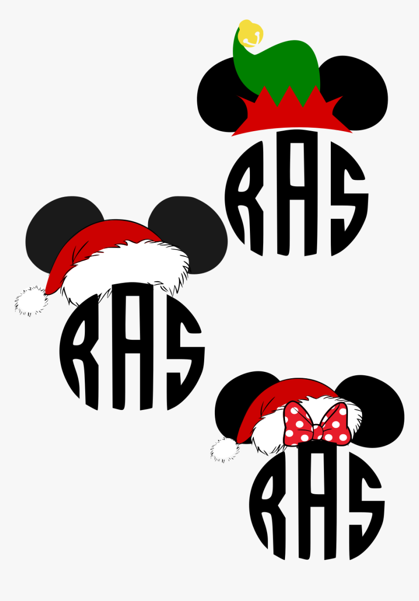 Santa Hat Clipart Monogram - Santa Monogram Svg, HD Png Download, Free Download