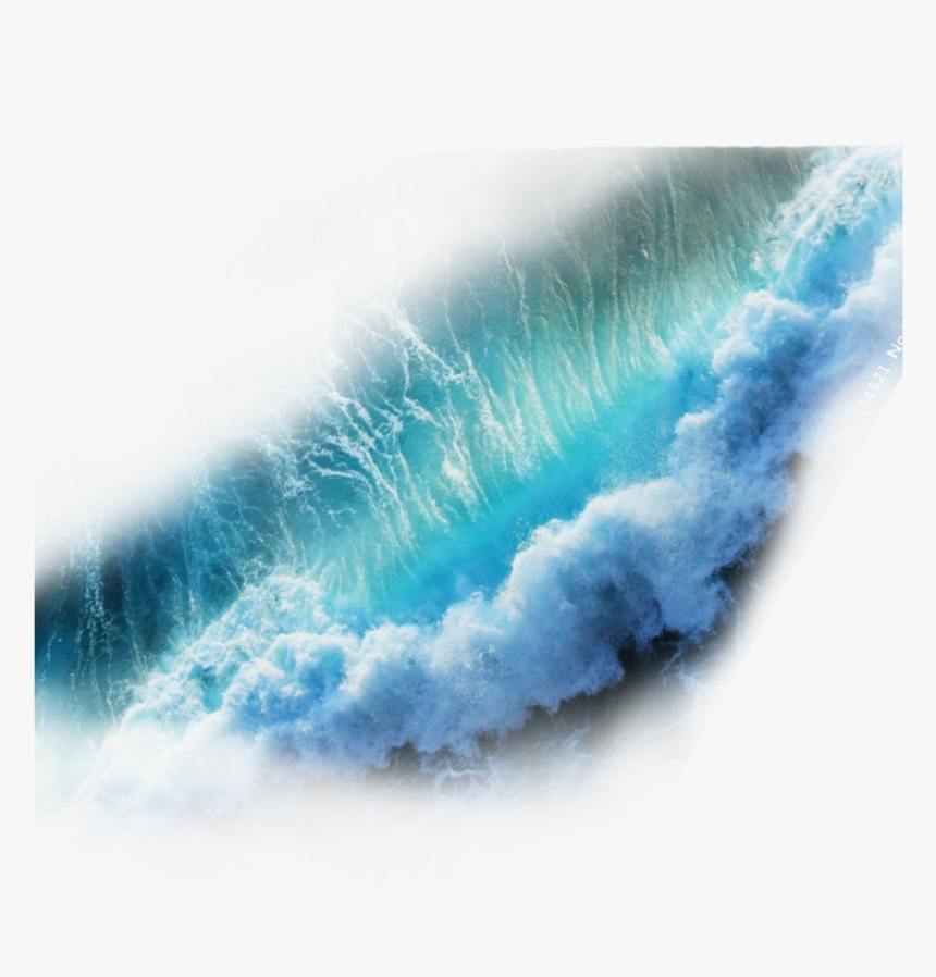 #edits #waterfall #water #waves #art #nature #stickers - Beach Water Png, Transparent Png, Free Download