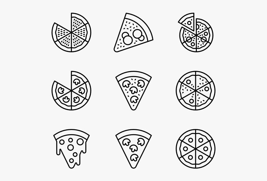 Pizza - Simple Owl Outline, HD Png Download, Free Download