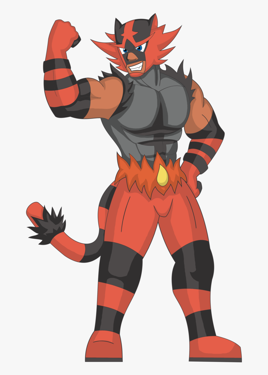 Incineroar Gijinka By Skull - Pokemon Gijinka Incineroar Male, HD Png Download, Free Download