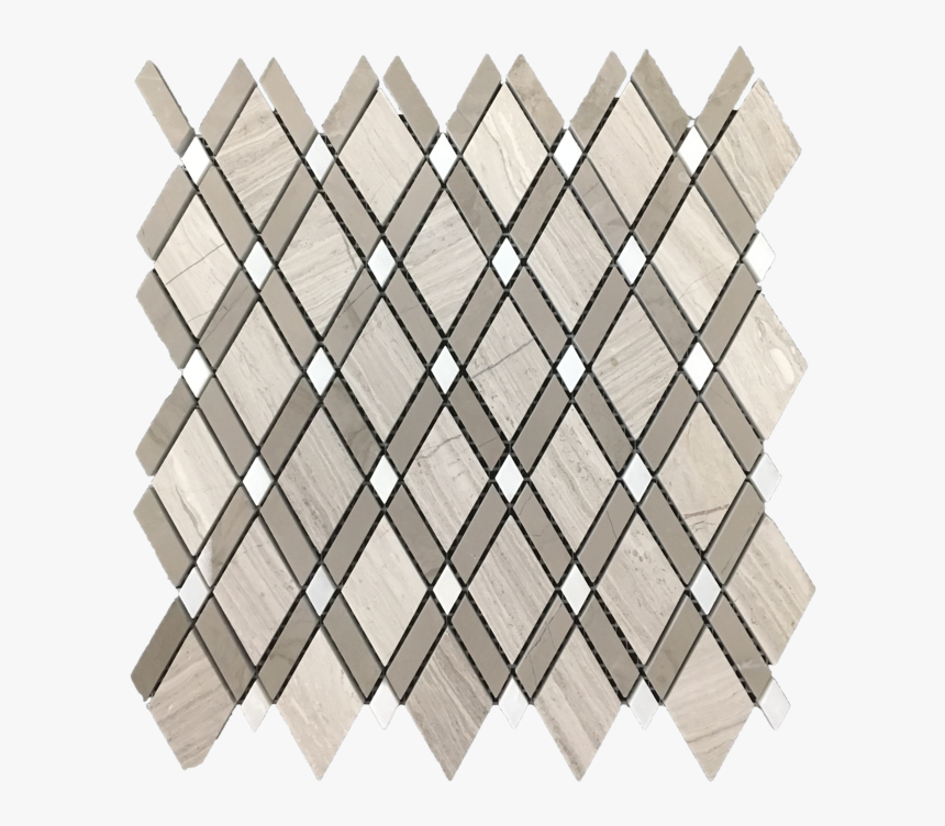 Beachwood Petite Lattice W/ Driftwood Bar/ White Dot - Tile, HD Png Download, Free Download