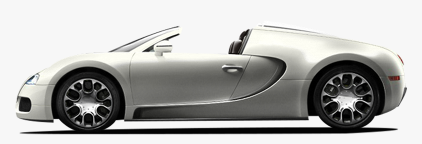 White Sports Car Bugatti Png - Bugatti Veyron, Transparent Png, Free Download