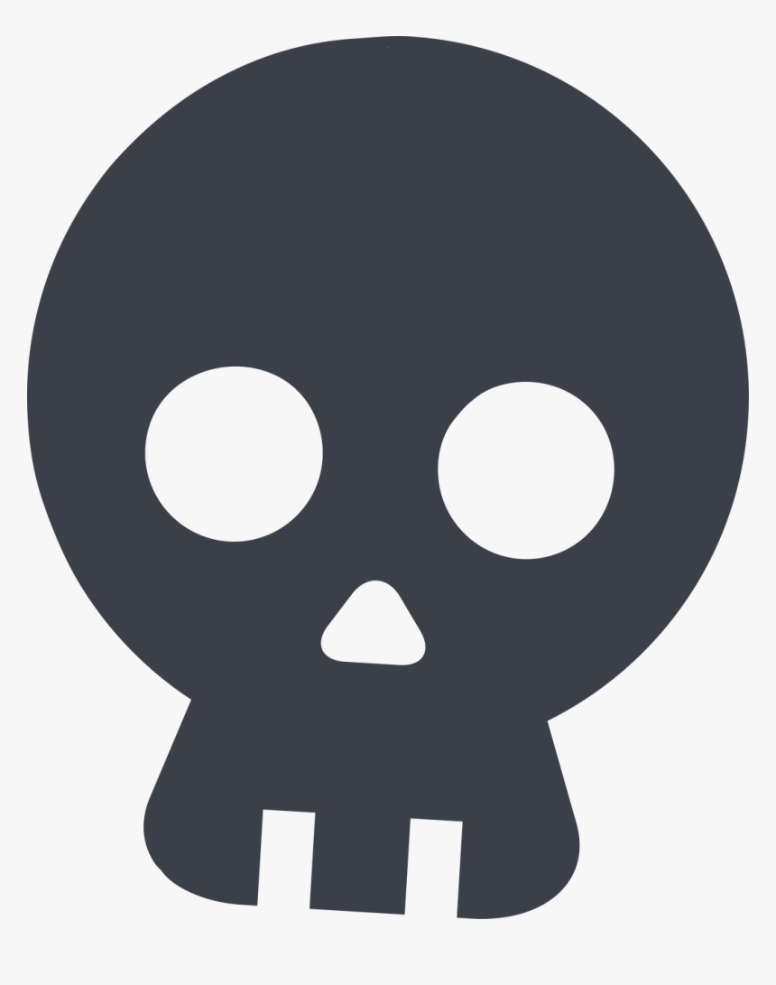 Skull - Skull Cartoon Svg, HD Png Download, Free Download