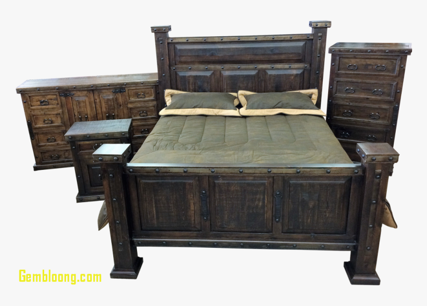 Transparent Rustic Wood Frame Png - Granada Rustic Bedroom Set, Png Download, Free Download