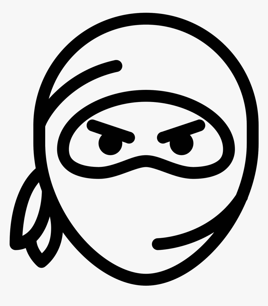 Transparent Ninja Mask Png - Ninja Head, Png Download, Free Download