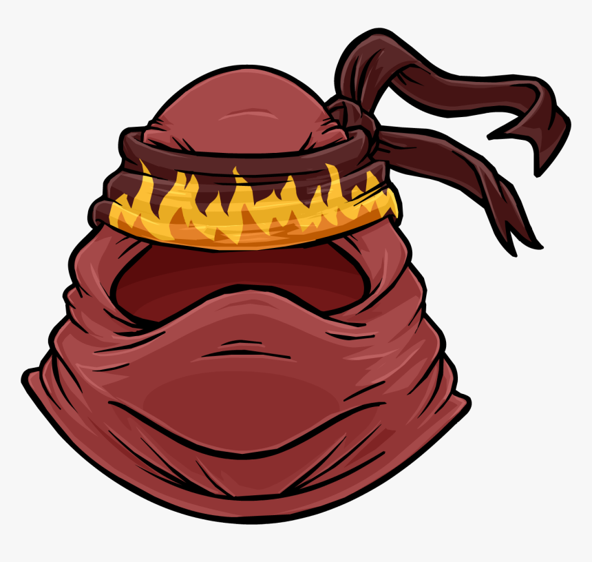 Club Penguin Wiki - Club Penguin Fire Ninja Mask, HD Png Download, Free Download