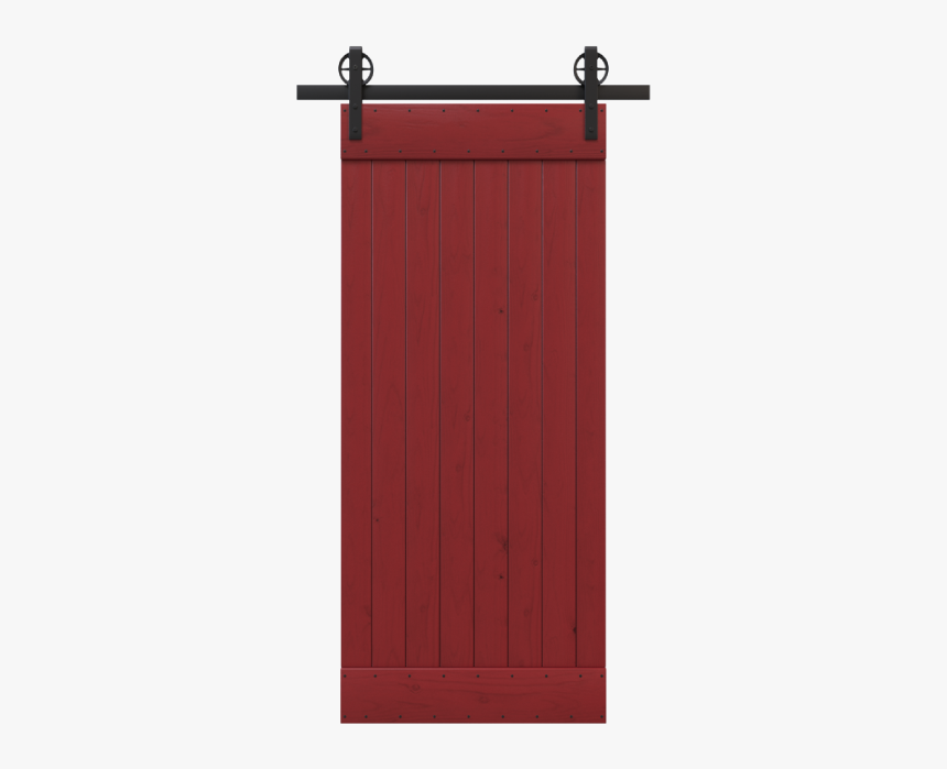 Red Painted Barn Door - Plank, HD Png Download, Free Download