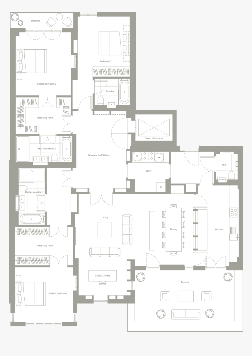 Floor Plan, HD Png Download, Free Download