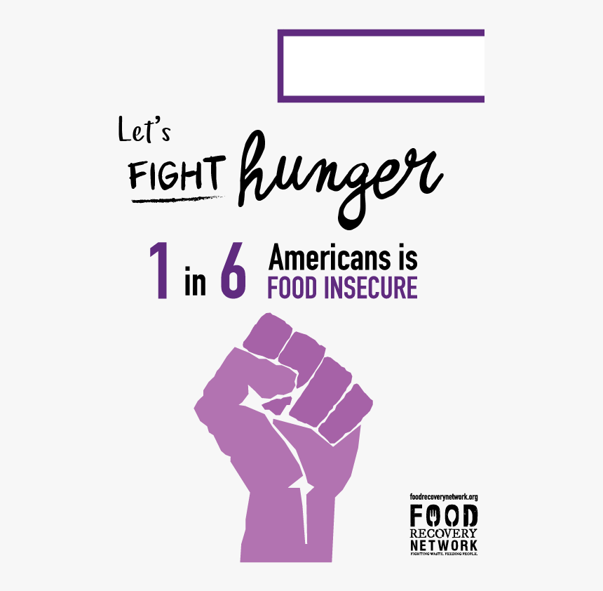 Fight Hunger Bw - Poster, HD Png Download, Free Download