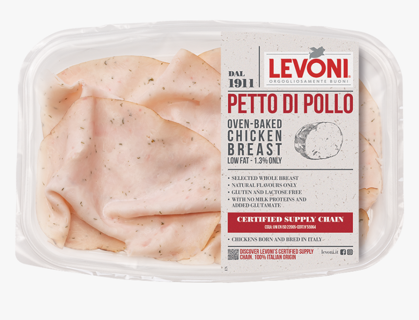 Levoni Salumi Affettati 1908 Petto Pollo Eng Zoom - Levoni, HD Png Download, Free Download