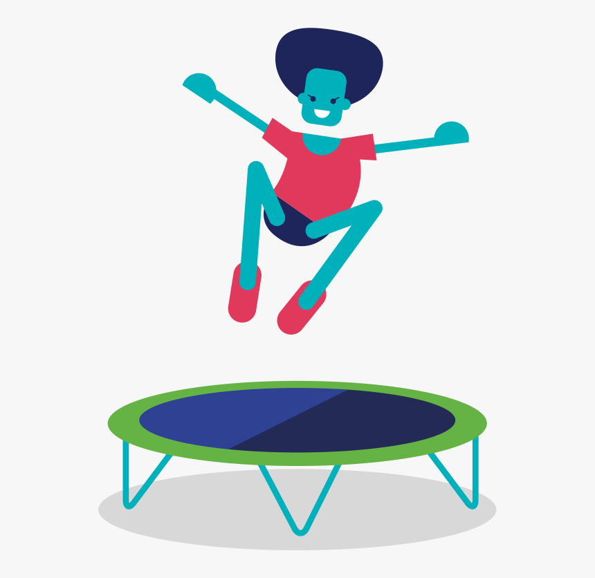 Transparent Trampoline Png - Trampoline Jump, Png Download, Free Download