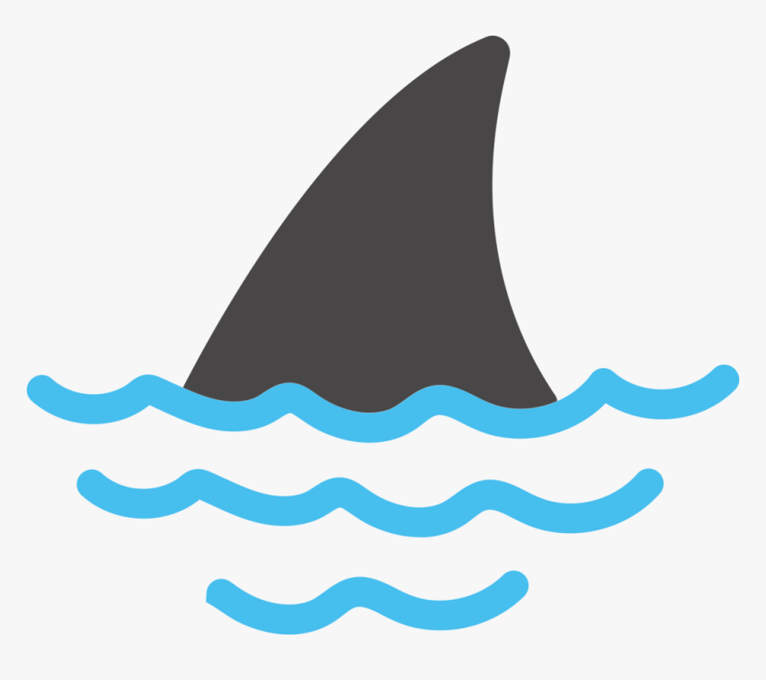Clipart Shark Fin - Transparent Background Shark Fin Clipart, HD Png Download, Free Download