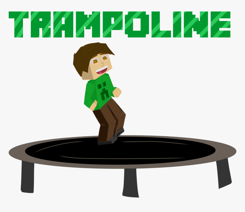 Trampoline Clipart Drawing - Trampoline Jump, HD Png Download, Free Download