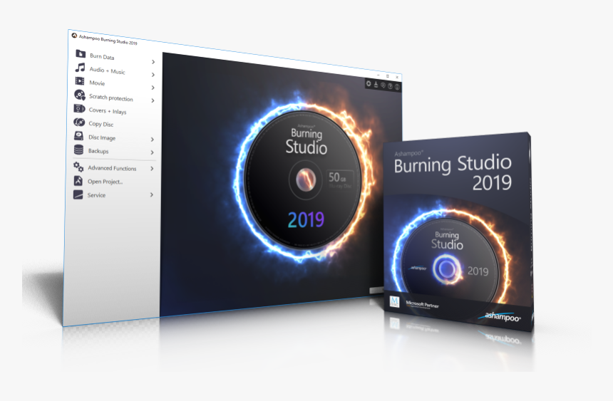 Ashampoo Burning Studio 2019, HD Png Download, Free Download