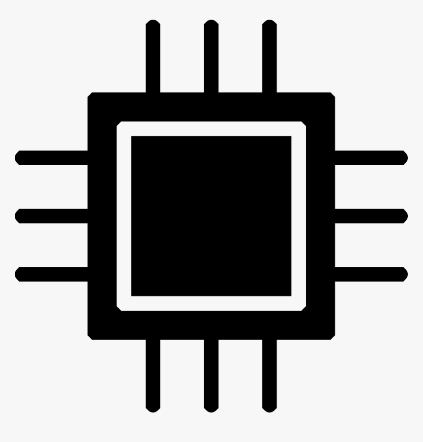 Cpu Processor Chip - Microprocessor Icon, HD Png Download, Free Download