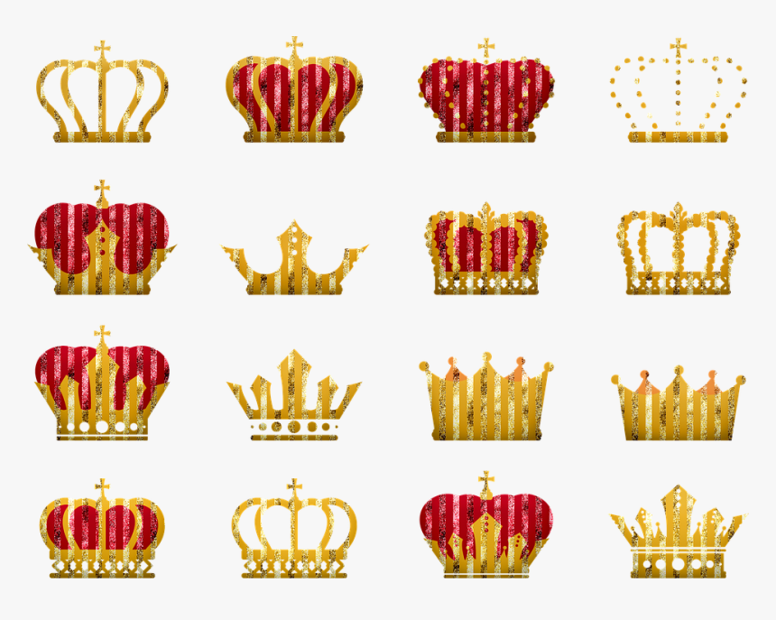 Coronas, Rey, Oro, Real, Joyería, Armas, Reina, Realeza - King Logo Mahkota Raja, HD Png Download, Free Download