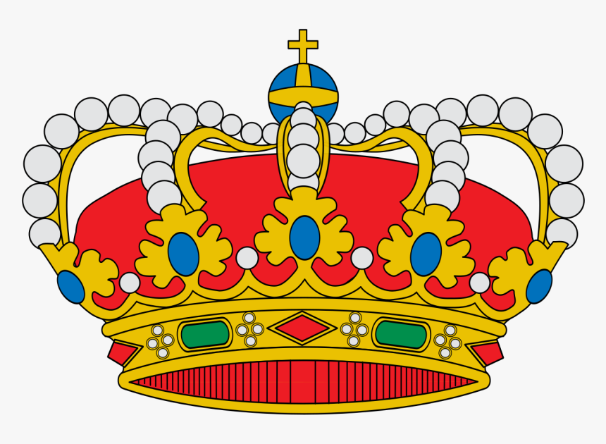 Crown On Spain Flag, HD Png Download, Free Download