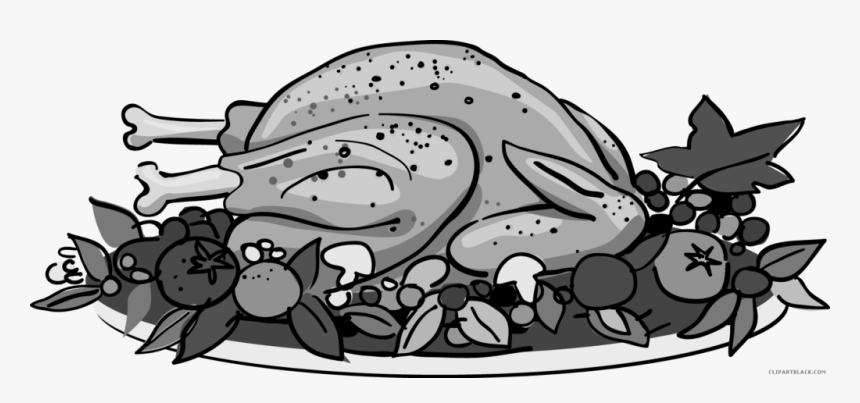 Transparent Turkey Clipart Black And White - Turkey Clipart, HD Png Download, Free Download