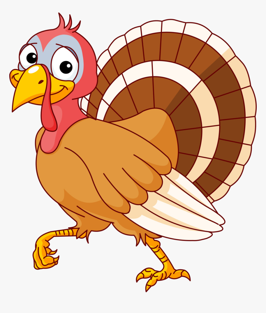 Turkey Free Thanksgiving Clipart Clip Art Carwad With - Thanksgiving Turkey Cartoon, HD Png Download, Free Download