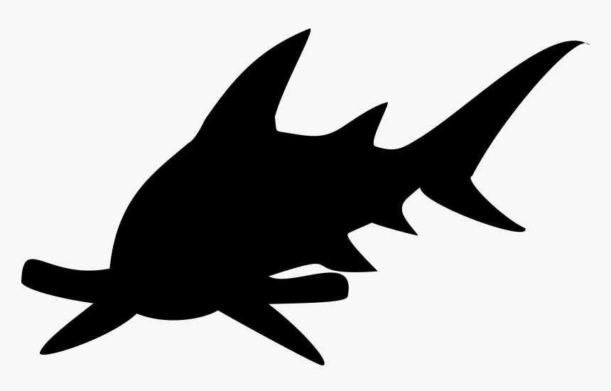 Shark, Hammerhead, Silhouette, Dangerous, Predator, - Hammer Head Shark Svg, HD Png Download, Free Download
