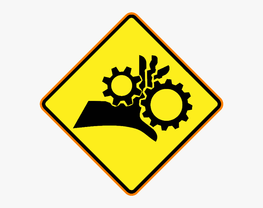 School Bus Road Sign, Hd Png Download , Png Download - Pinch Point Clipart, Transparent Png, Free Download