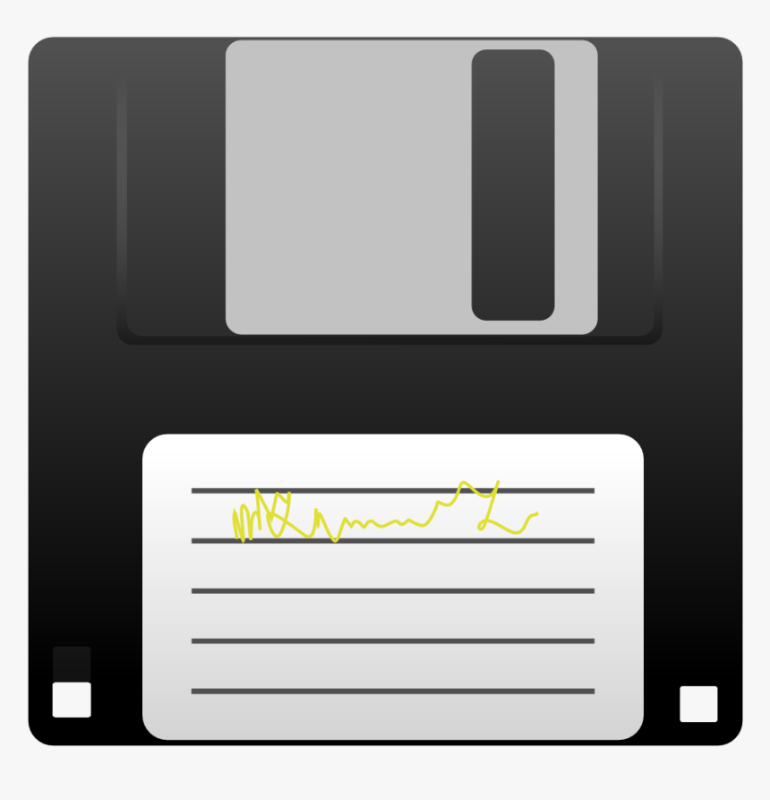 Computer Disk,electronic Device,brand - Floppy Disk .png, Transparent Png, Free Download