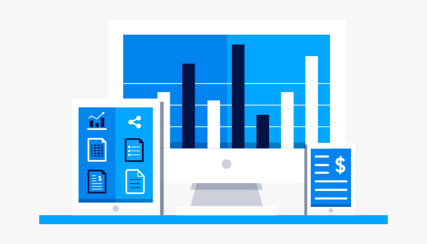 Tech-icon - Blue Accounting Icon, HD Png Download, Free Download