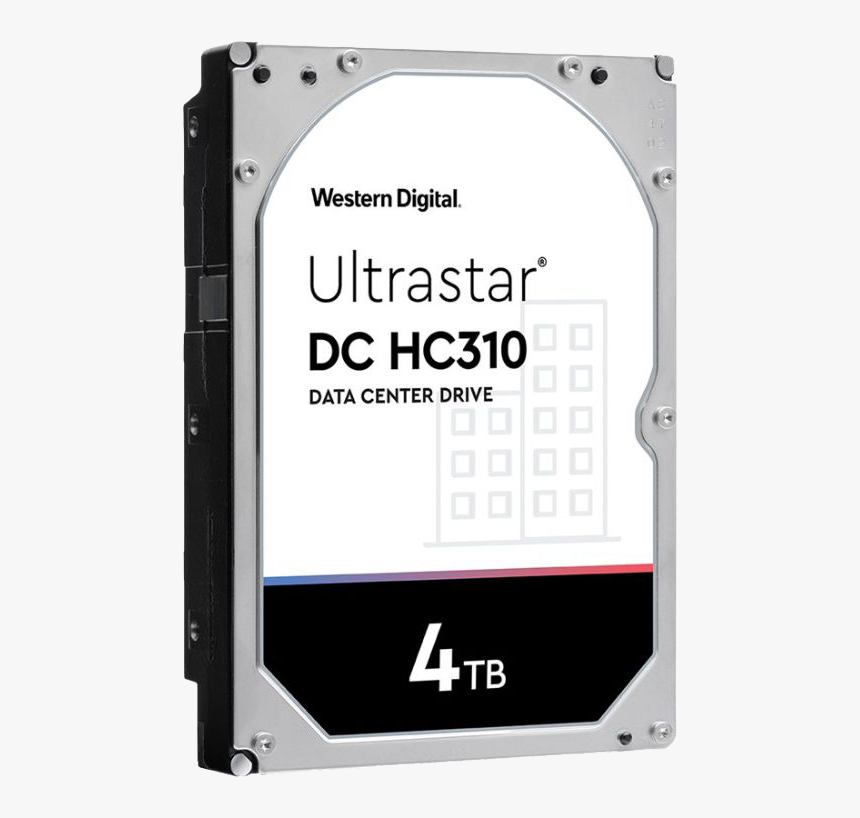 Western Digital 4tb Ultrastar Hard Drive - Western Digital Ultrastar Dc Hc310, HD Png Download, Free Download