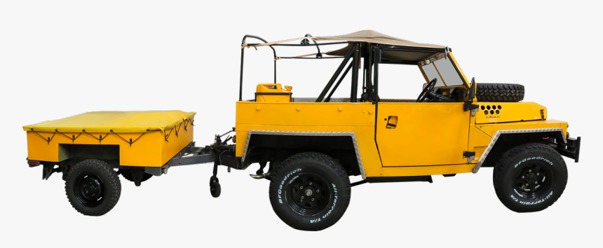 Jeep Amarillo Con Carro - Jeep Png, Transparent Png, Free Download