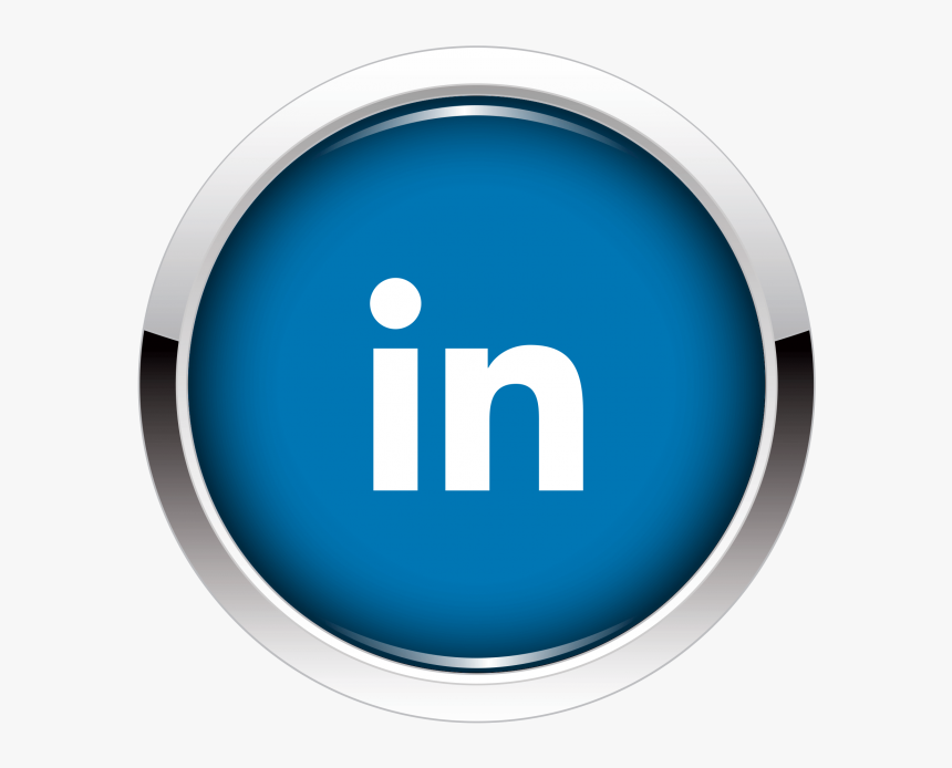 Linkedin Icon Button Png Image Free Download Searchpng - Facebook Logo Button Png, Transparent Png, Free Download