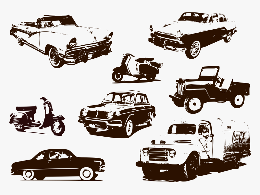 Veiculos Antigos Clip Arts - Carro Anos 60 Png, Transparent Png, Free Download