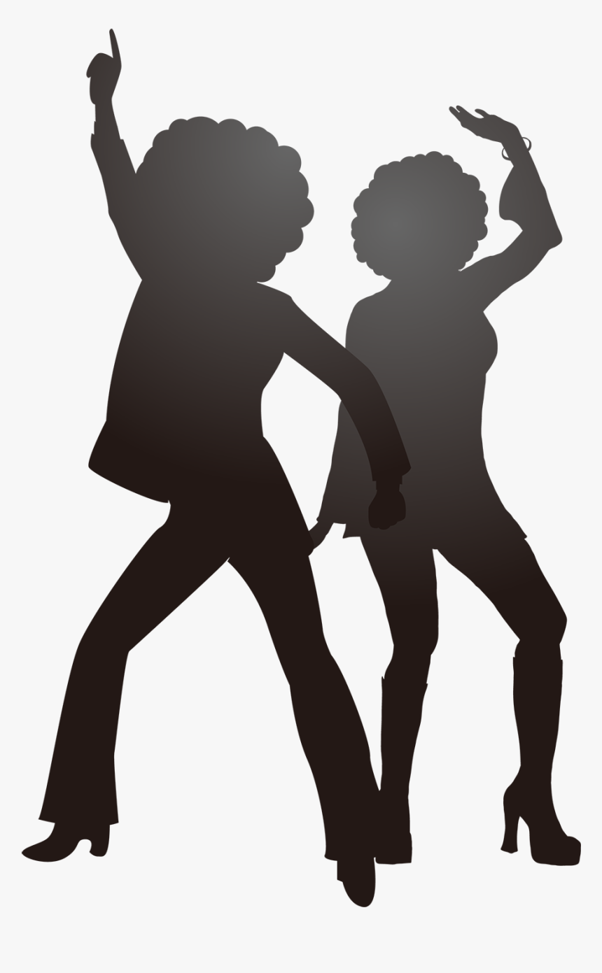 Dance Disco Music Silhouette Vector Graphics - Transparent Disco Dancer Png, Png Download, Free Download