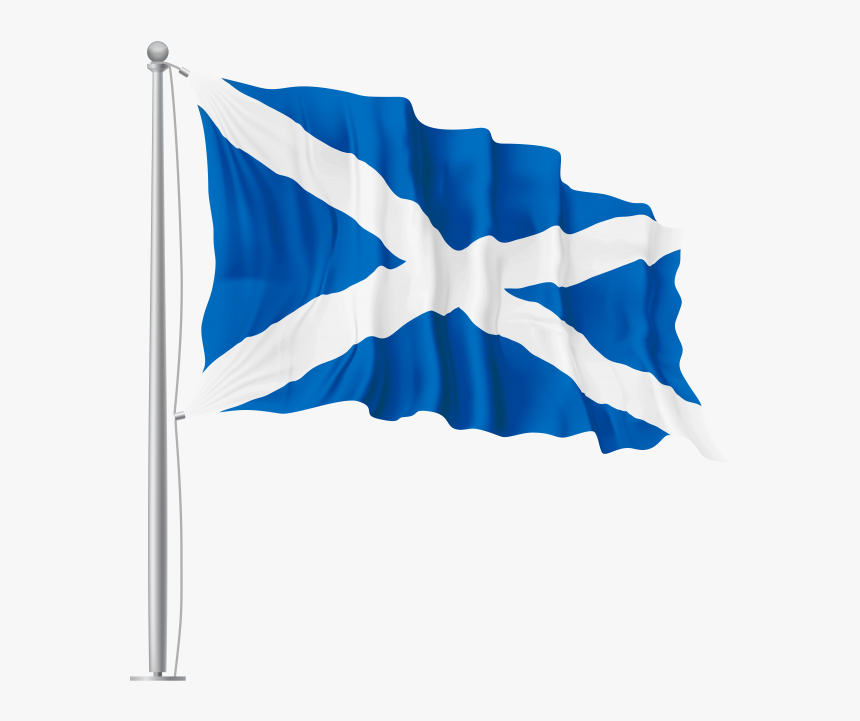 Scotland Waving Flag - Waving Scottish Flag Png, Transparent Png, Free Download