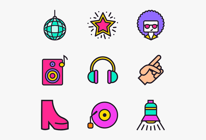 Disco Vector Party - Entrepreneurship Icons, HD Png Download, Free Download