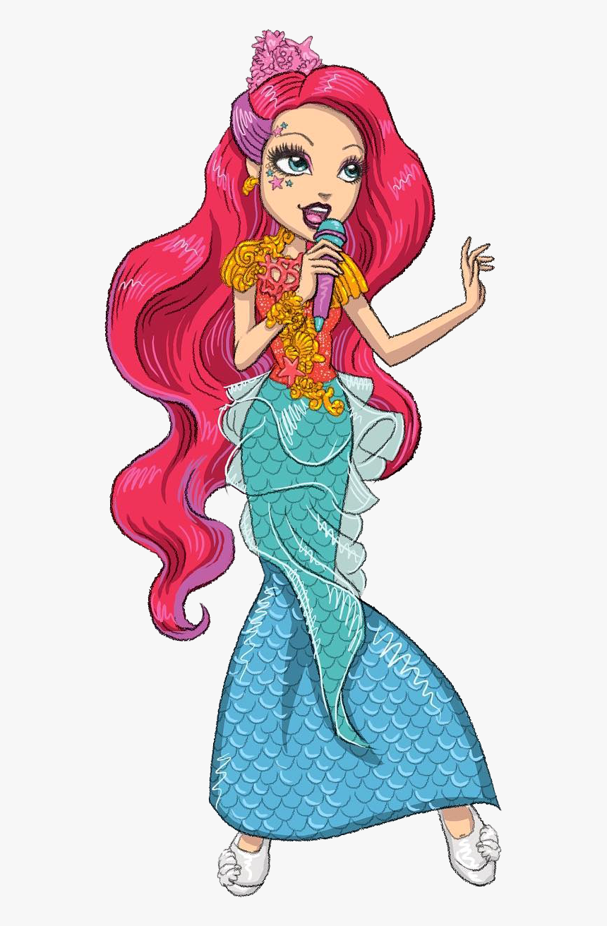 Meeshell Mermaid Meeshell Mermaid Mermaid, Monster - Ever After High Artwork Meeshell Mermaid, HD Png Download, Free Download