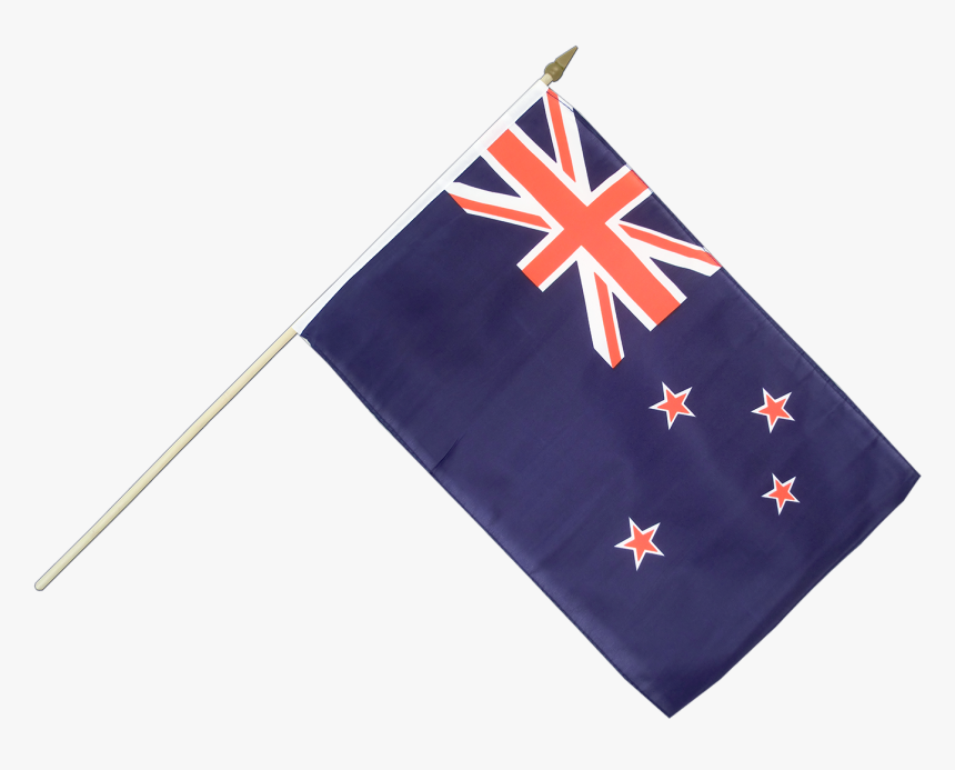 Other Country Flags New Zealand Small Hand Waving Flag - Australian Flag Pole Png, Transparent Png, Free Download