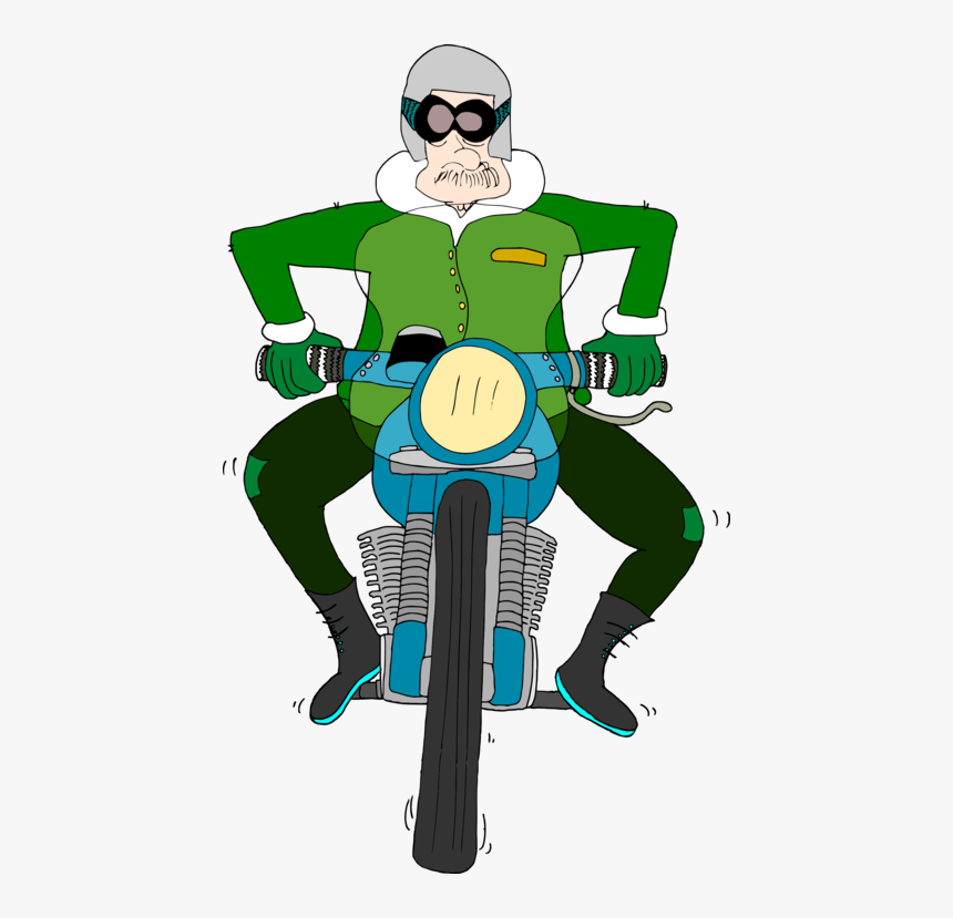 Human Behavior,fictional Character,green - Motorcycle, HD Png Download, Free Download